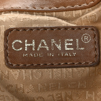 Chanel Suede Accordion Flap Brown 6 of 12