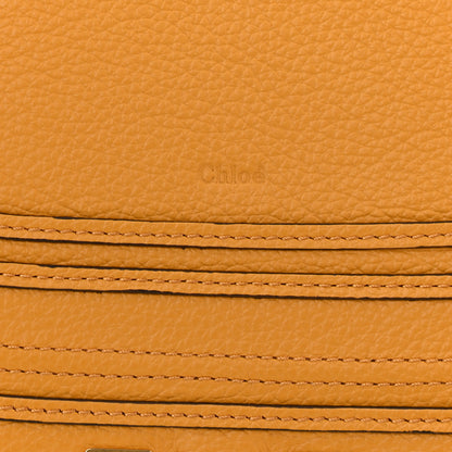 Chloe Raffia Small Grain Calfskin Medium Marcie Basket Yellow 6 of 8