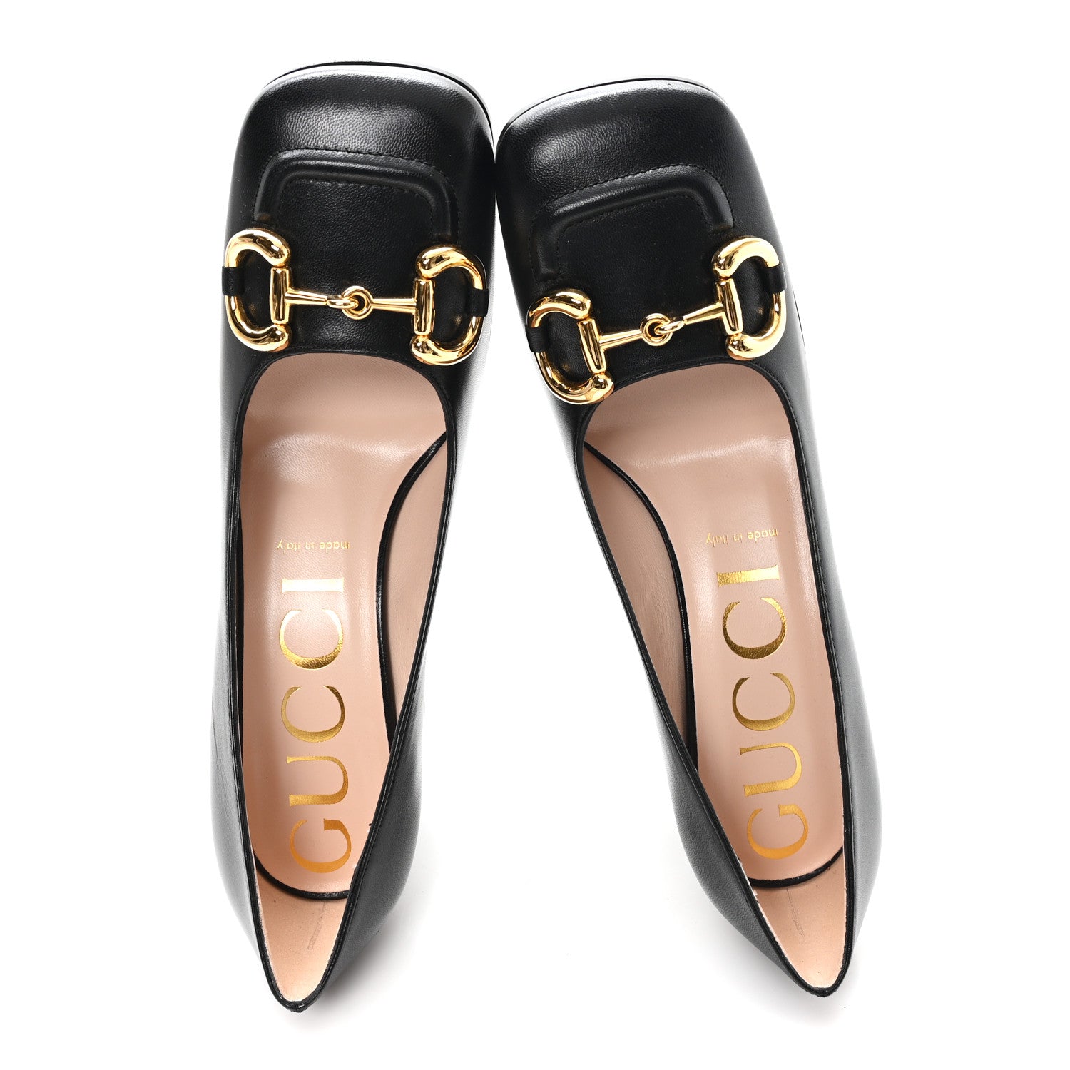 Gucci Malaga Kid Horsebit 75mm Pumps 39 Black 2 of 9