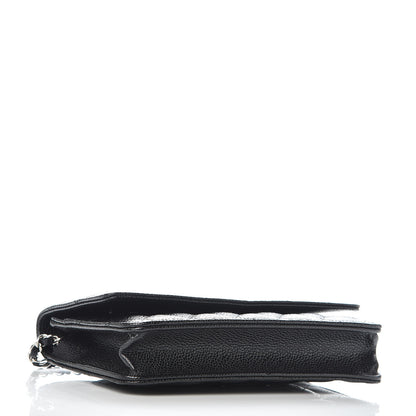 Chanel Caviar Quilted Wallet On Chain WOC Black 4 of 11