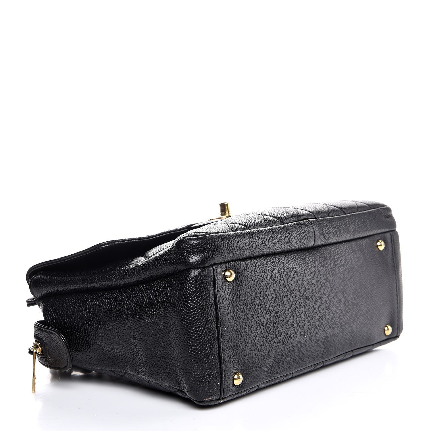 Chanel Caviar Quilted Flap Shoulder Bag Black 4 of 8