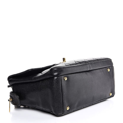 Chanel Caviar Quilted Flap Shoulder Bag Black 4 of 8