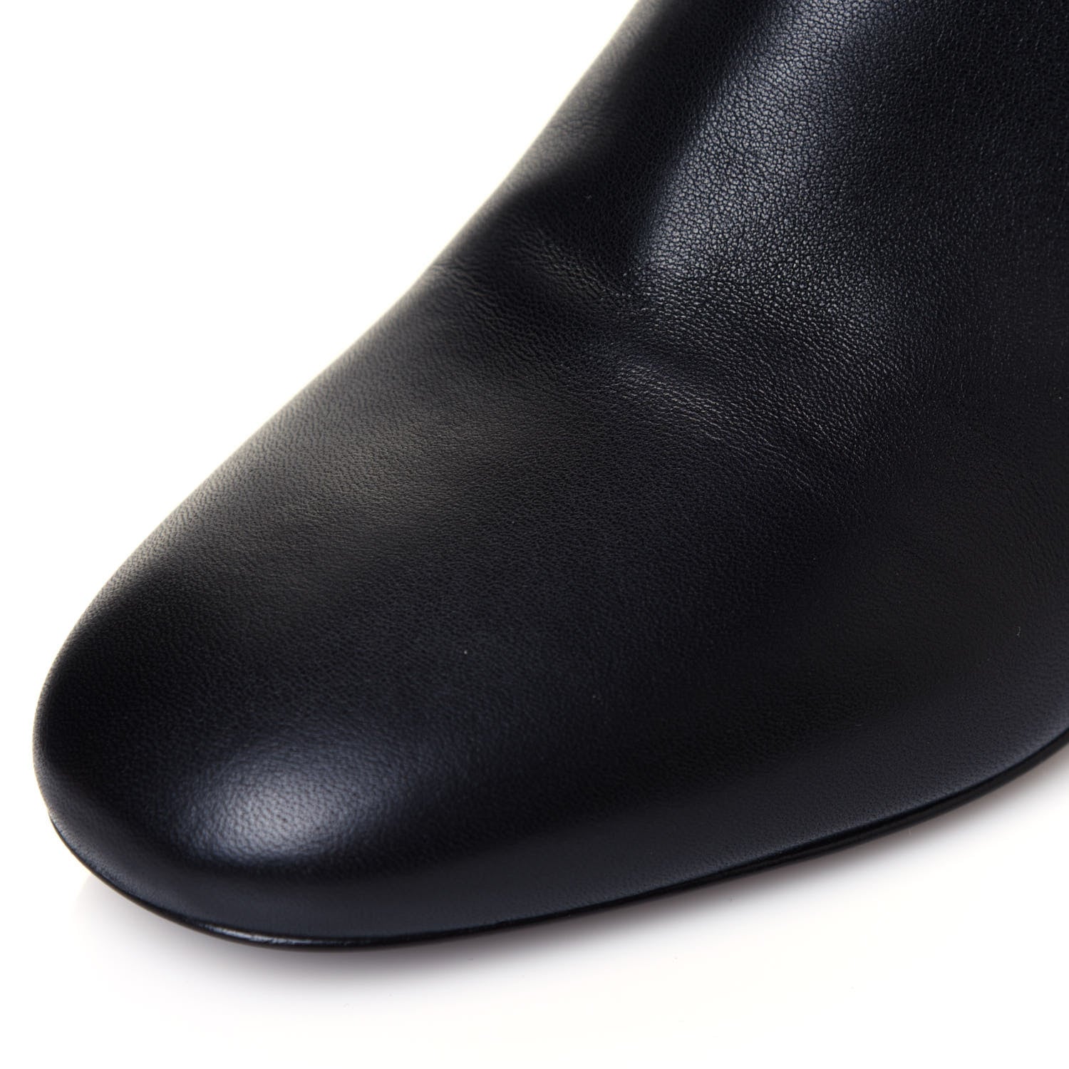 Valentino Garavani Calfskin Vlogo Knee High 45mm Boots 35 Black 8 of 8
