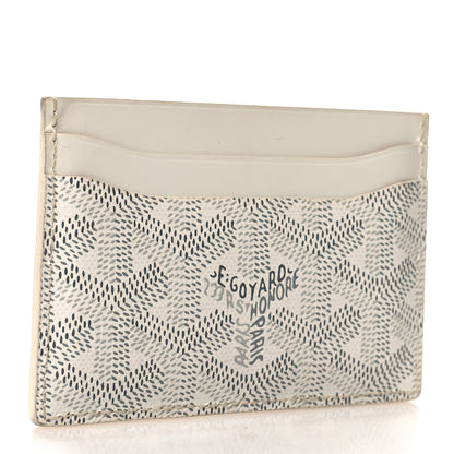 Goyard Goyardine Saint Sulpice Card Holder White 3 of 6