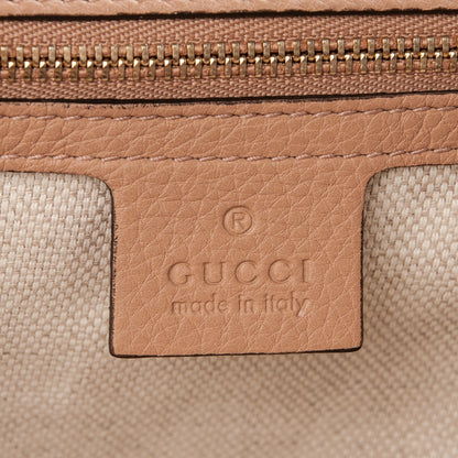 Gucci Python Medium Soho Clutch Pink Pearl 6 of 7
