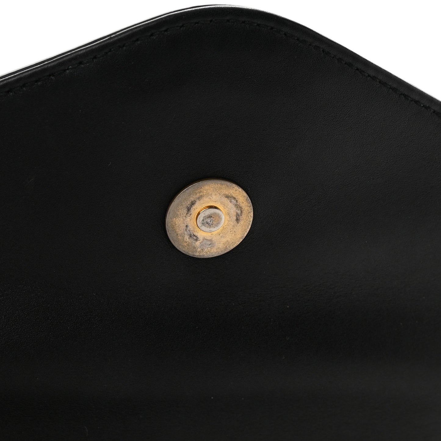 Nappa Pearl Studded Mini Queen Margaret Broadway Shoulder Bag Black