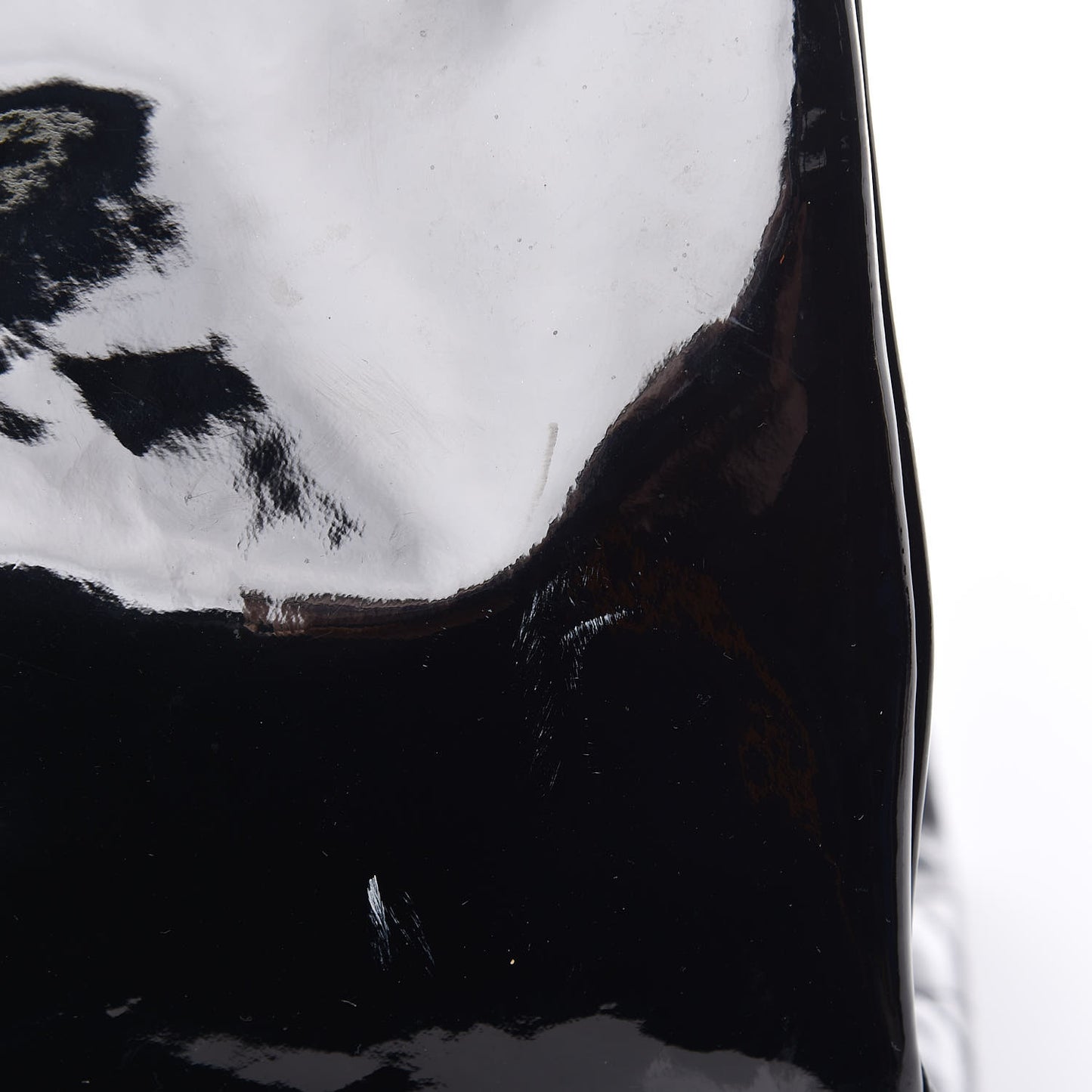 Vinyl XL Lipstick Tote Black