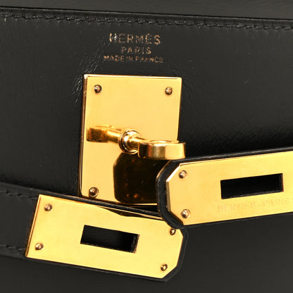 Hermes Box Kelly Retourne 32 Black 6 of 10