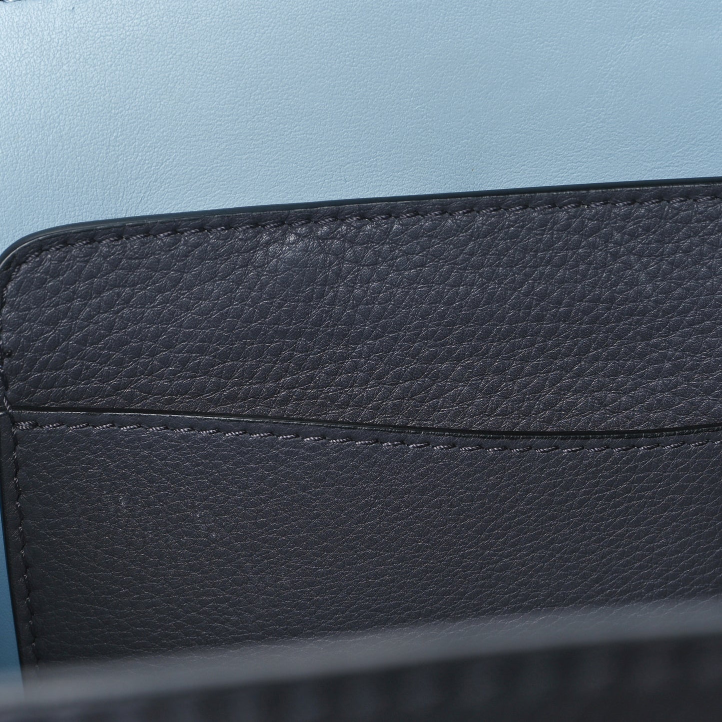 Marais Calfskin Medium Belt Bag Charcoal Grey