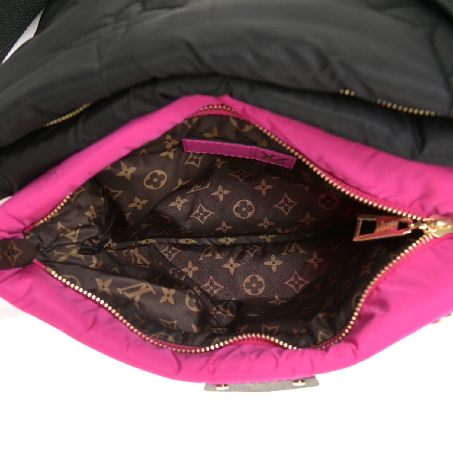 Louis Vuitton Econyl Monogram Pillow Maxi Multi Pochette Accessories Black Fuchsia 5 of 13