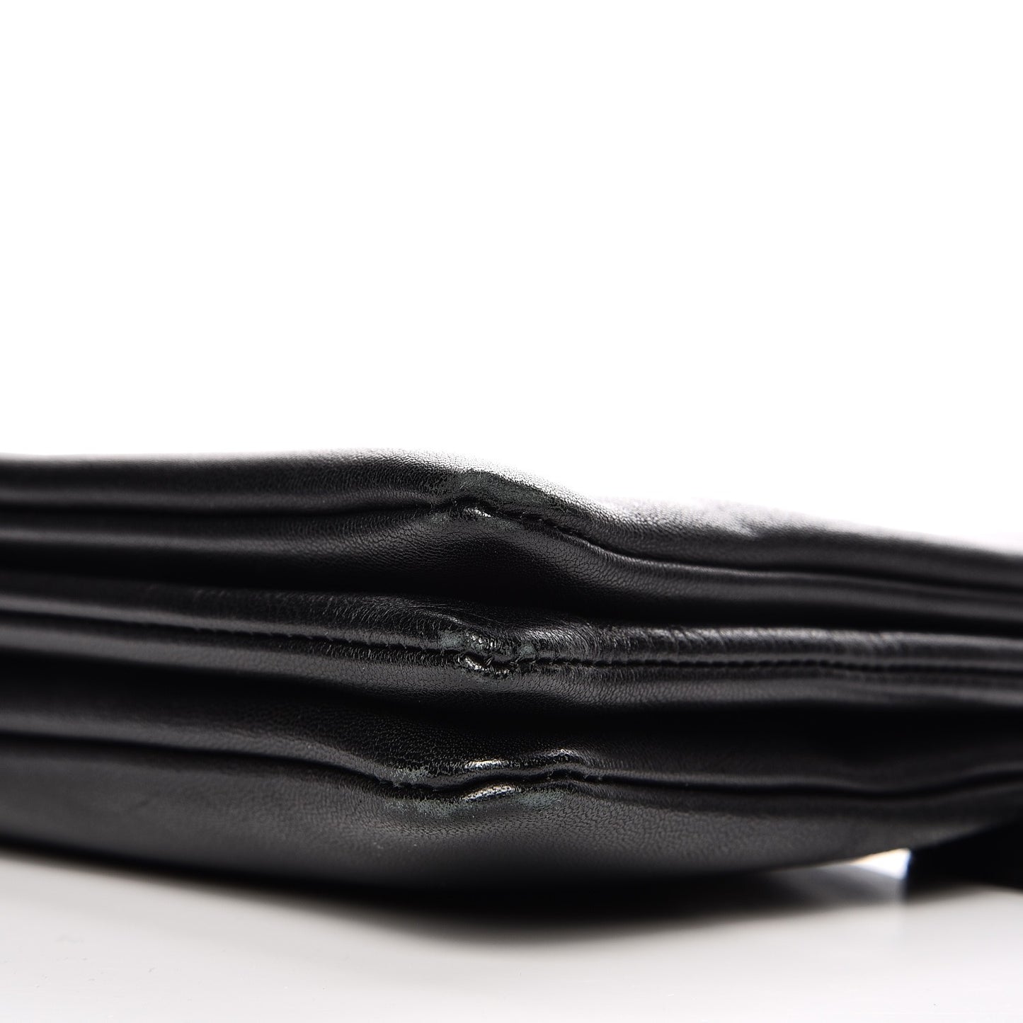 Lambskin Large Trio Crossbody Bag Black