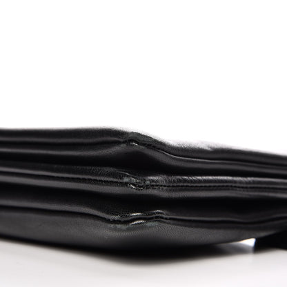 Celine Lambskin Large Trio Crossbody Bag Black 11 of 12