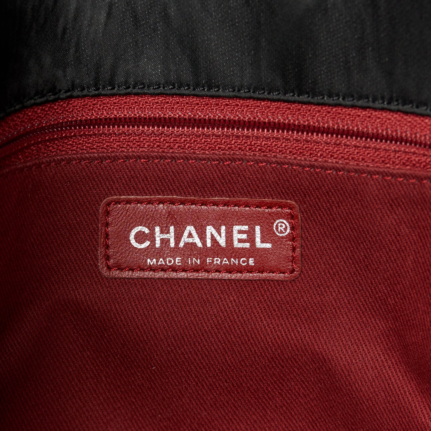 Chanel Nylon Quilted Logo Flap Black 6 of 11