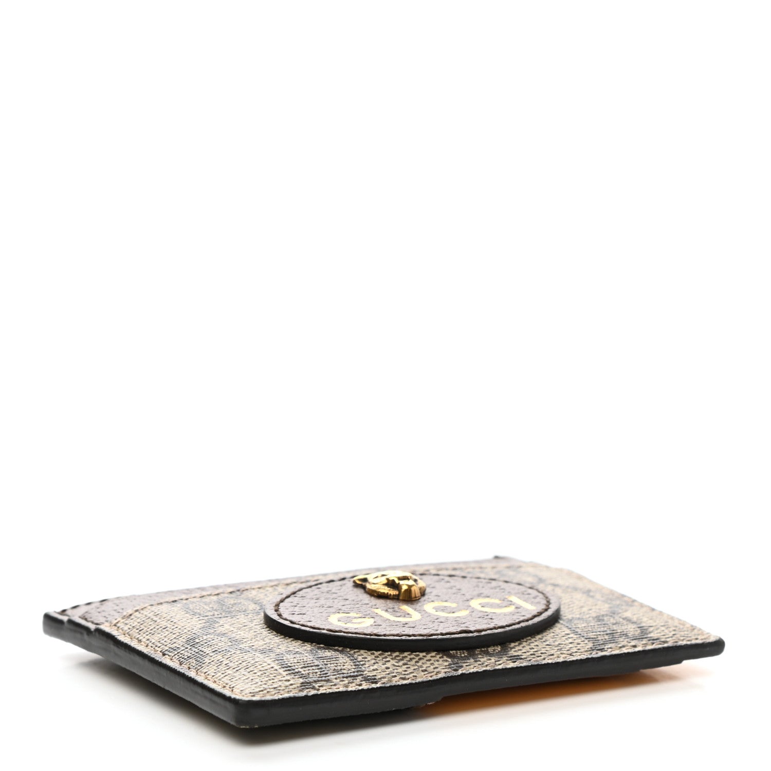Gucci GG Supreme Monogram Neo Vintage Card Holder Beige Crop New Acero 3 of 5