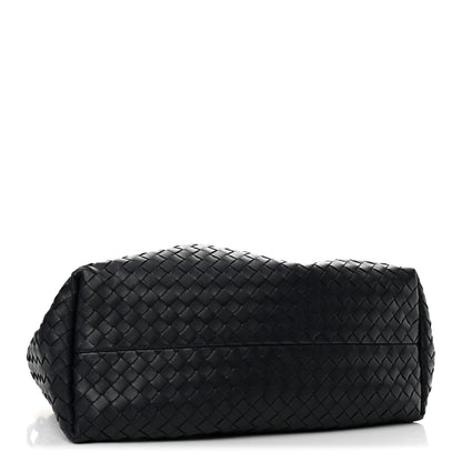 Bottega Veneta Calfskin Intrecciato Pinacoteca Reversible Tote Midnight Basalt 5 of 12
