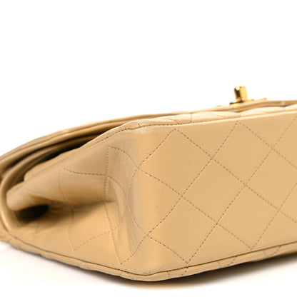 Chanel Lambskin Quilted Medium Double Flap Beige 9 of 12