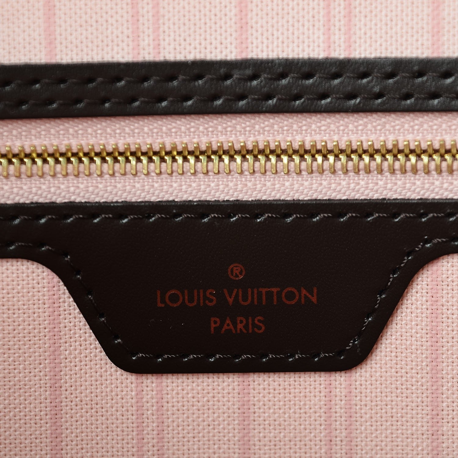 Louis Vuitton Damier Ebene Neo Neverfull MM Rose Ballerine 6 of 8