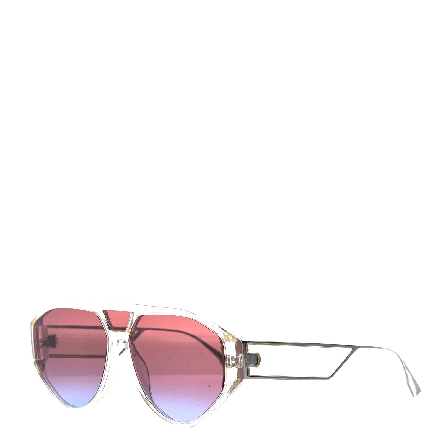 Christian Dior Clan 1 Aviator Sunglasses Pink 1 of 10
