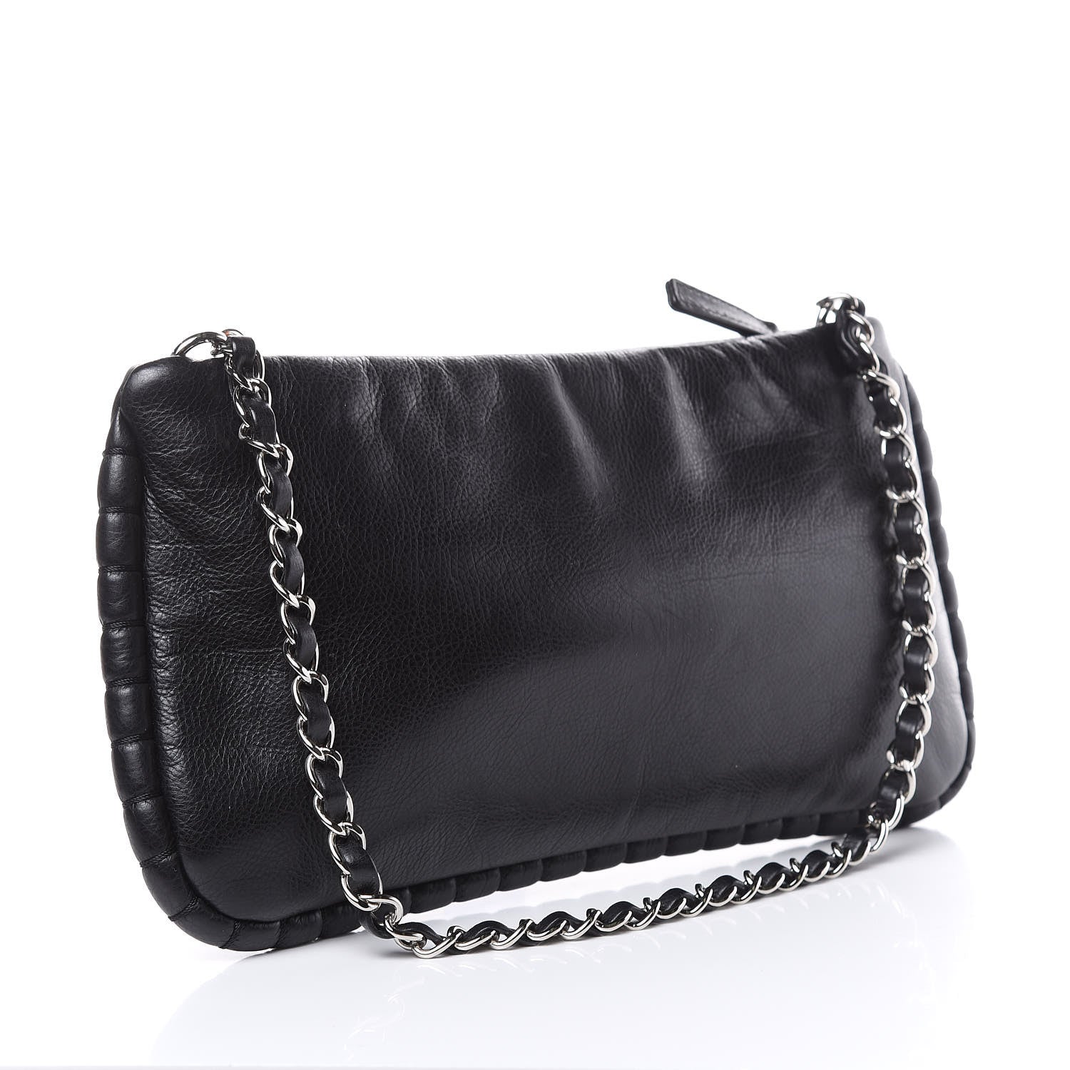 Chanel Calfskin On the Bund Pochette Black 3 of 9
