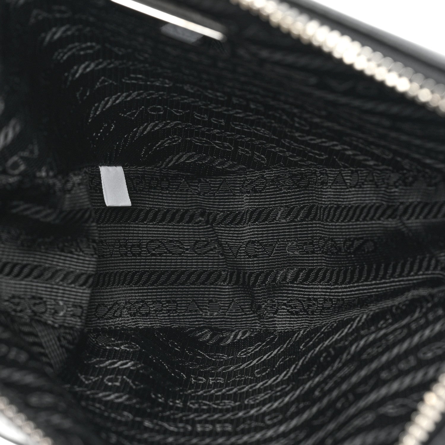 Prada Grace Lux Triangle Pouch Black 5 of 8