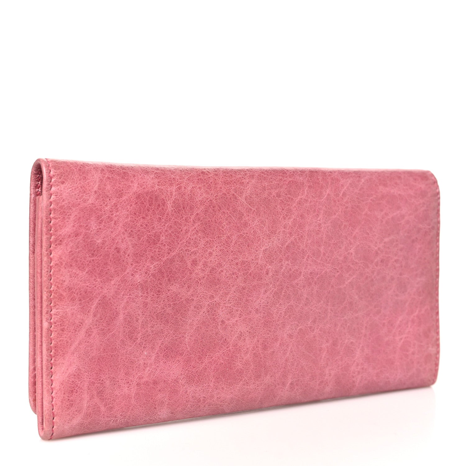 Balenciaga Agneau Giant 12 Gold Hardware Money Wallet Pink 3 of 7