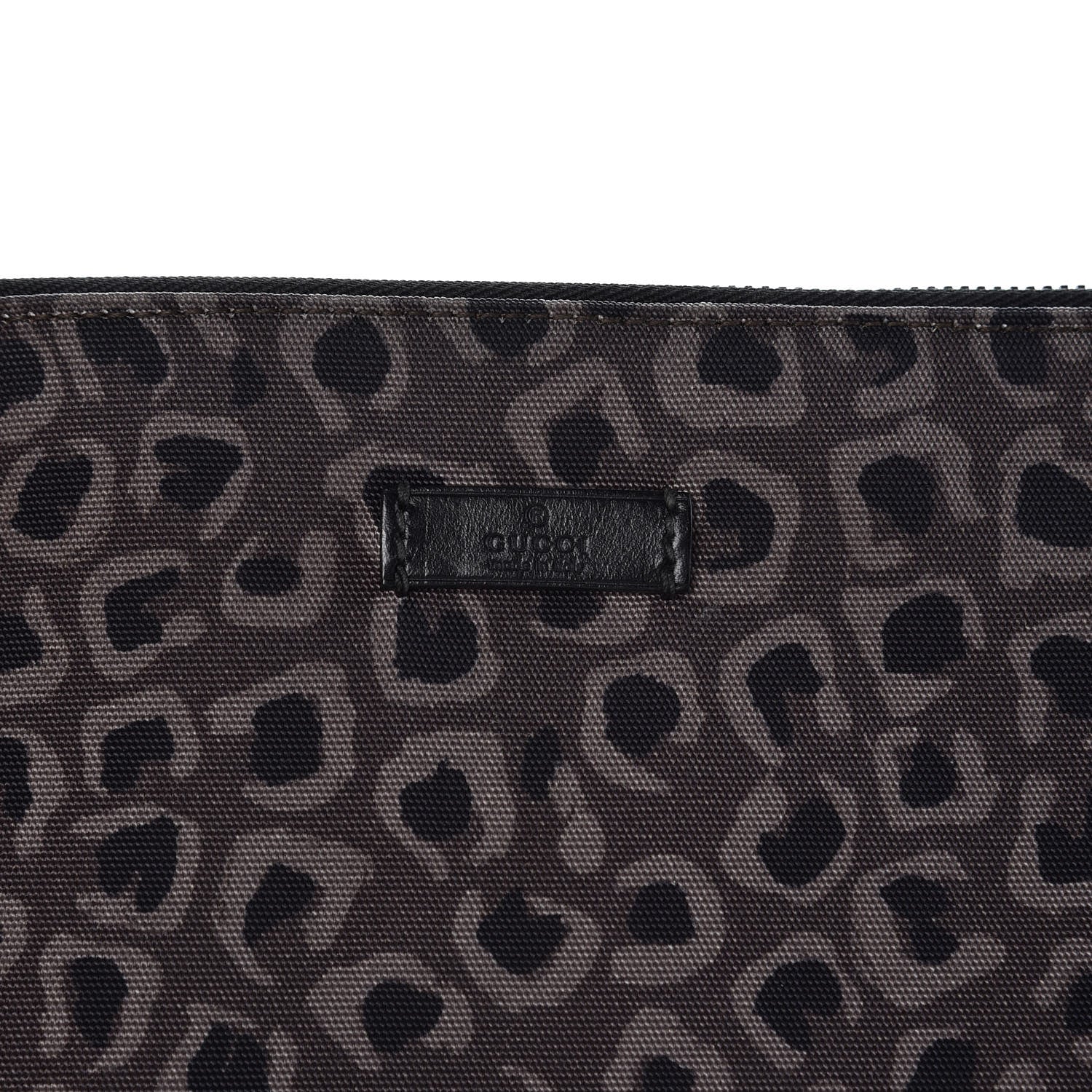 Gucci Canvas Animal Print Document Case Brown 14 of 14