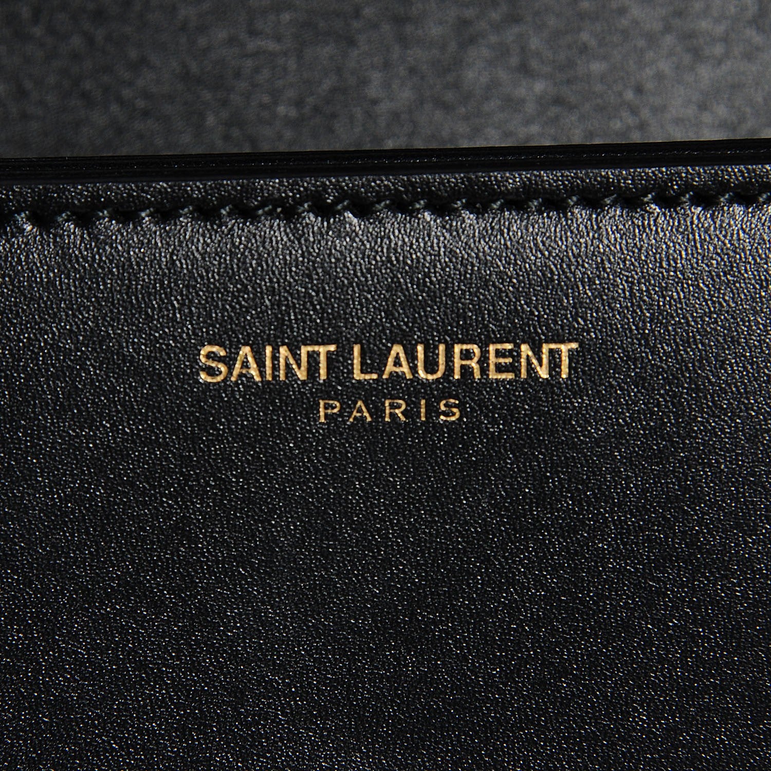 Saint Laurent Smooth Calfskin Medium Classic Monogram Universite Bag Black 7 of 9