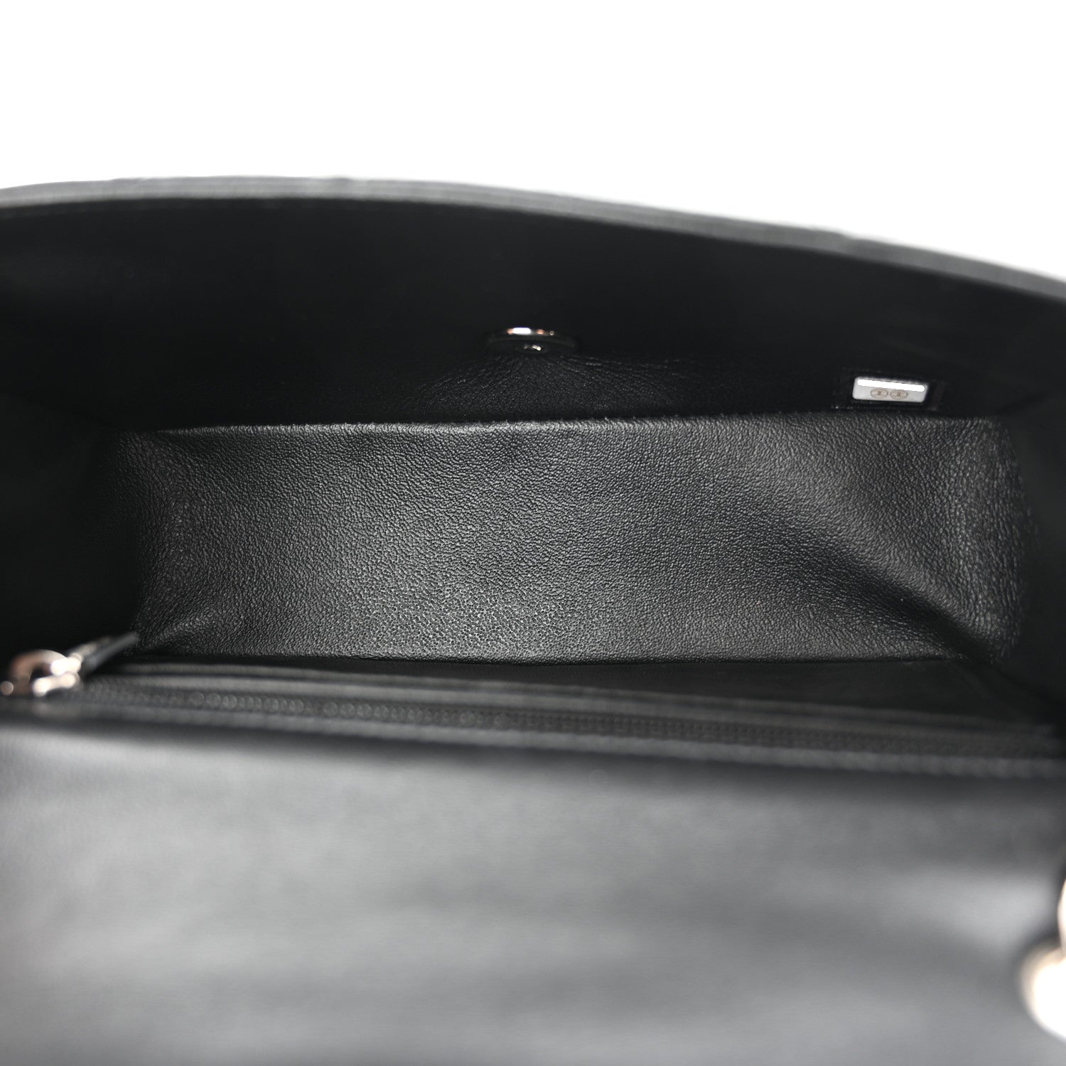 Chanel Lambskin Quilted Mini Rectangular Flap Black 5 of 10