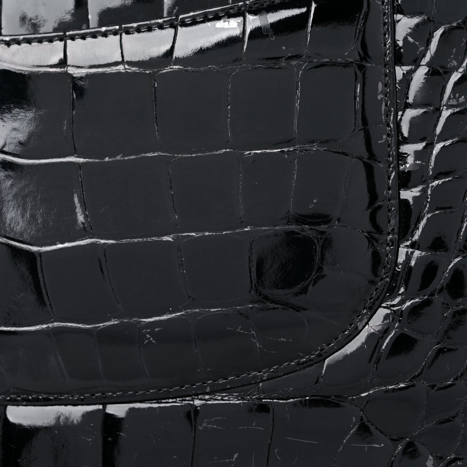 Chanel Alligator Jumbo Double Flap Black 14 of 16