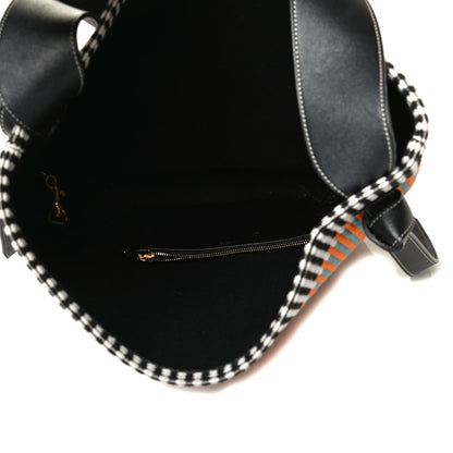 Celine Woven Canvas Small Twisted Cabas Multicolor 8 of 23