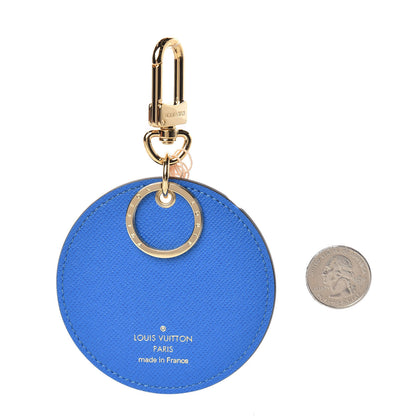 Louis Vuitton Monogram 2019 Christmas Animation Venice Bag Charm Key Ring Blue 2 of 4