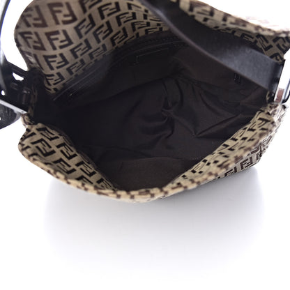 Fendi Zucchino Baguette Mogano Panna Brown 5 of 9