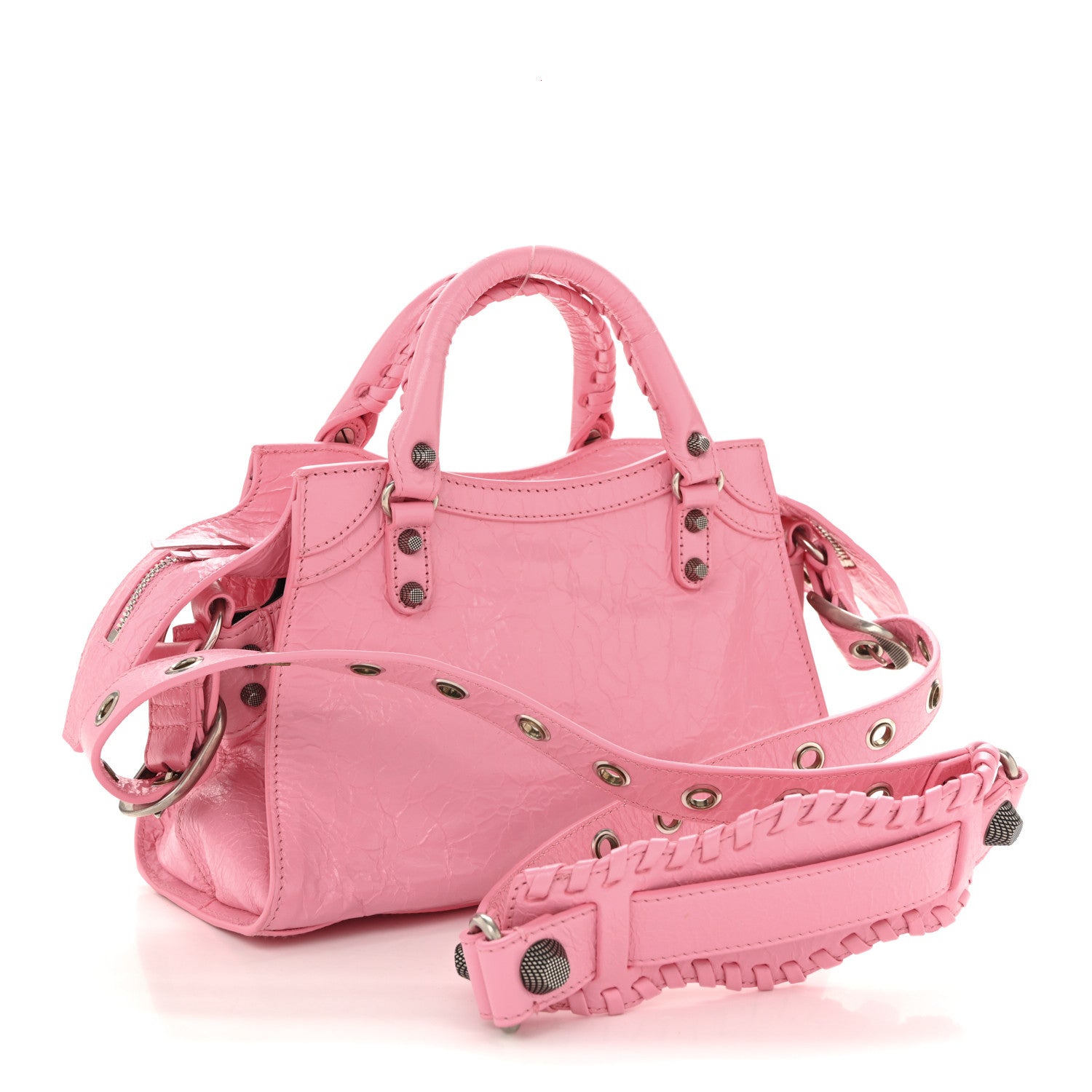 Balenciaga Agneau Arena Neo Cagole Handbag XS Sweet Pink 4 of 12