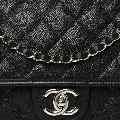 Chanel Caviar Quilted Medium French Riviera Flap Black 8 of 11