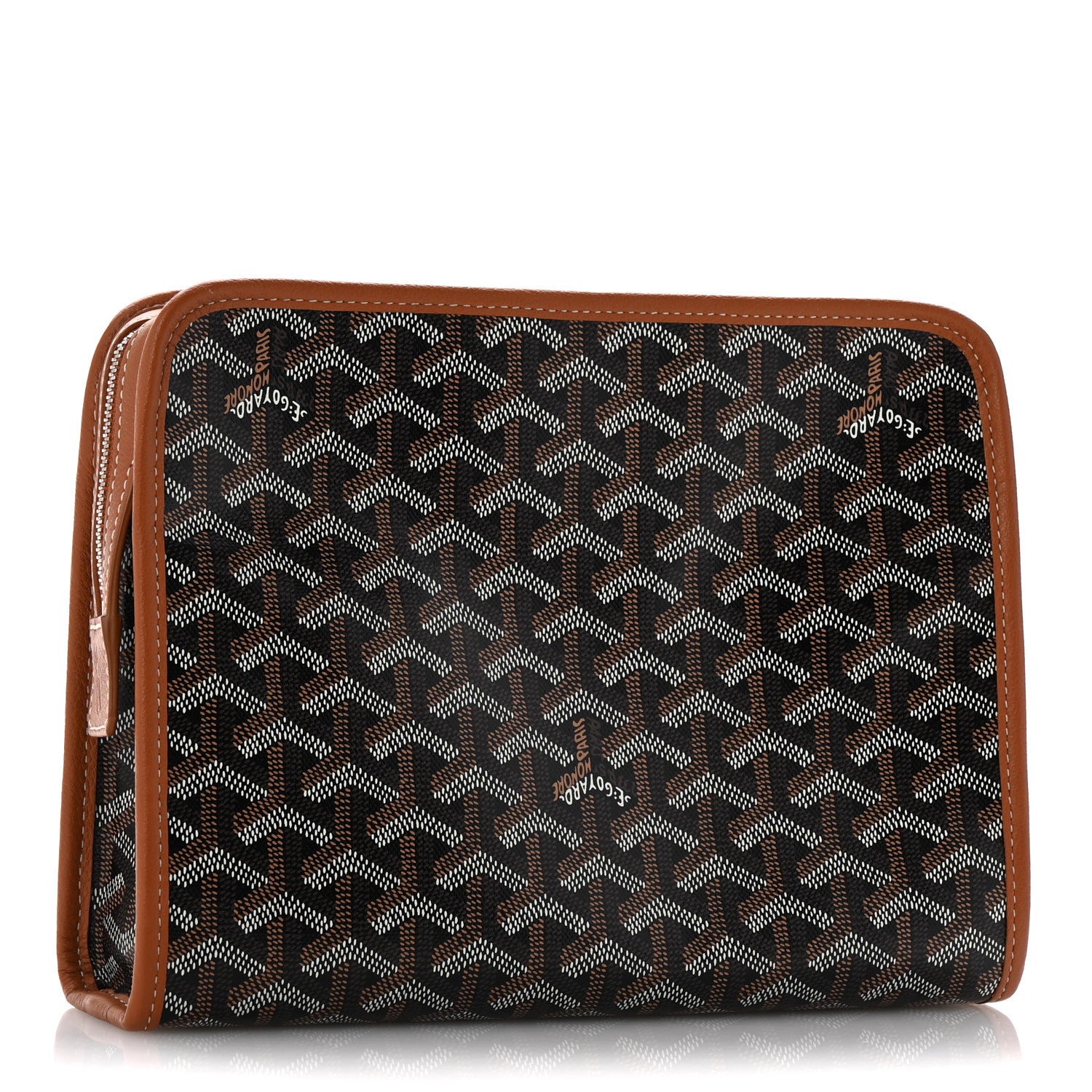 Goyard Goyardine Jouvence MM Toiletry Pouch Black Gold 3 of 13