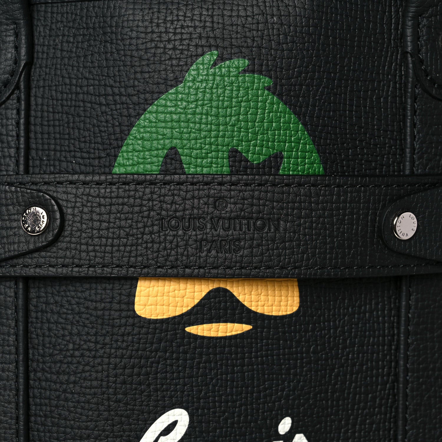 Louis Vuitton X NIGO Taurillon Duck Trolley Tote Black 6 of 8