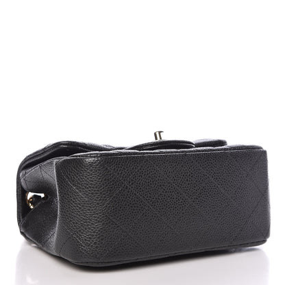 Chanel Caviar Quilted Mini Square Flap Dark Grey 4 of 10