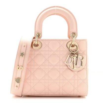 Christian Dior Lambskin Cannage Small My ABCDior Lady Dior Light Pink 1 of 10