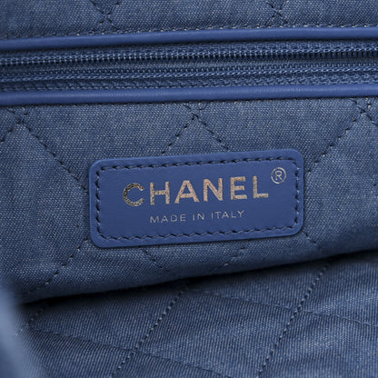 Chanel Denim Quilted Small Chanel 22 Blue 8 of 12