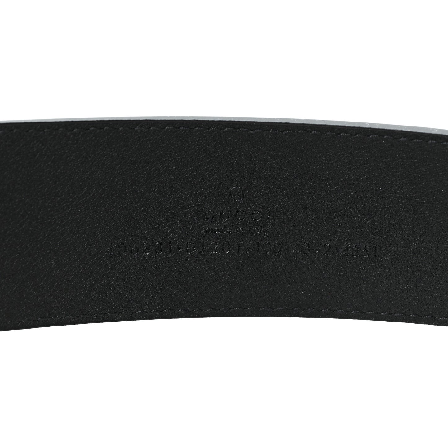 Textured Calfskin Double G 40mm Belt 100 40 Black