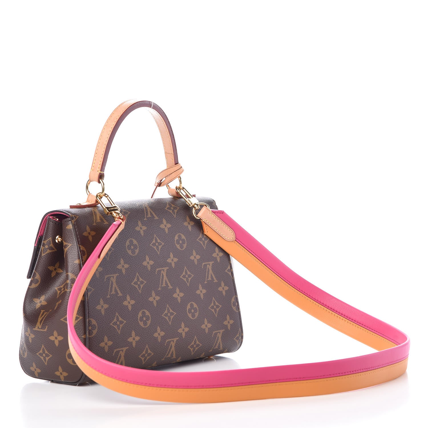 Louis Vuitton Monogram Cluny BB Hot Pink Safran Imperial 4 of 11