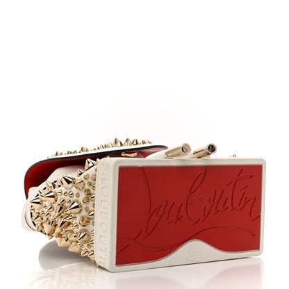 Christian Louboutin Calfskin Spiked Small Explorafunk Backpack White 4 of 12