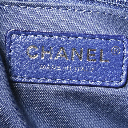Chanel Canvas Quilted La Pausa Large Shopping Tote Navy 6 of 10
