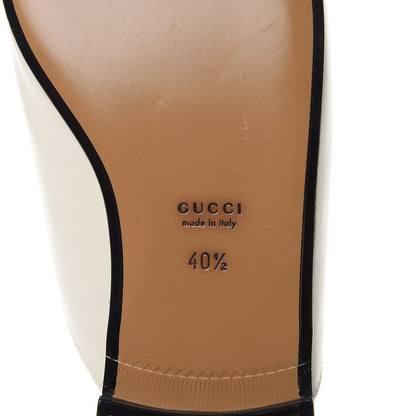 Gucci Malaga Kid Womens Princetown Slippers 40.5 Mystic White 6 of 10