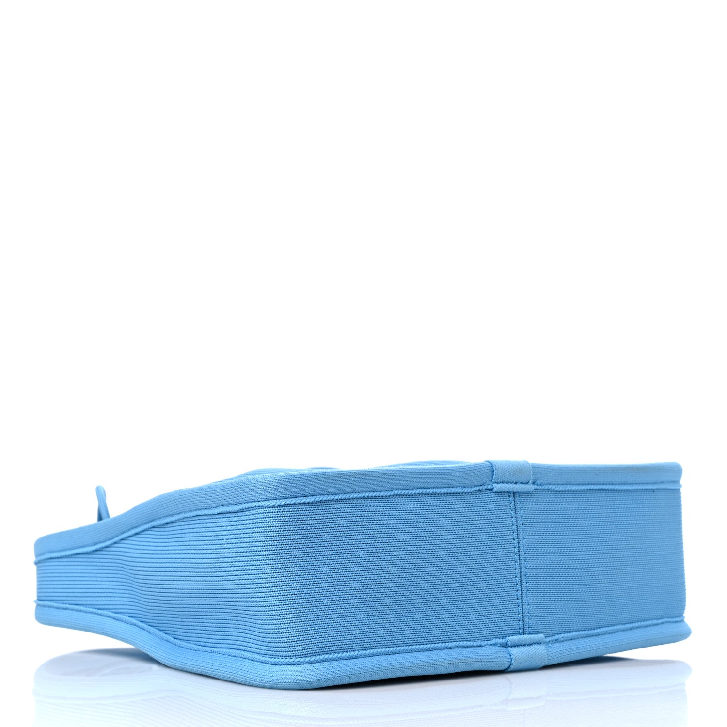Alexander Wang Ribbed Knit Small Ryan Bag Blue 4 of 8
