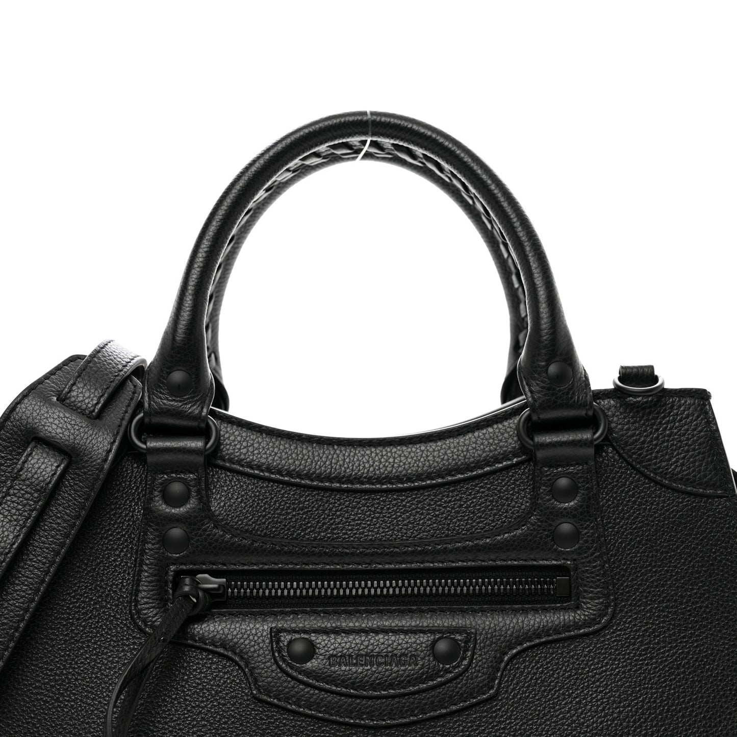 Grained Calfskin Neo Classic Black Hardware S City Black