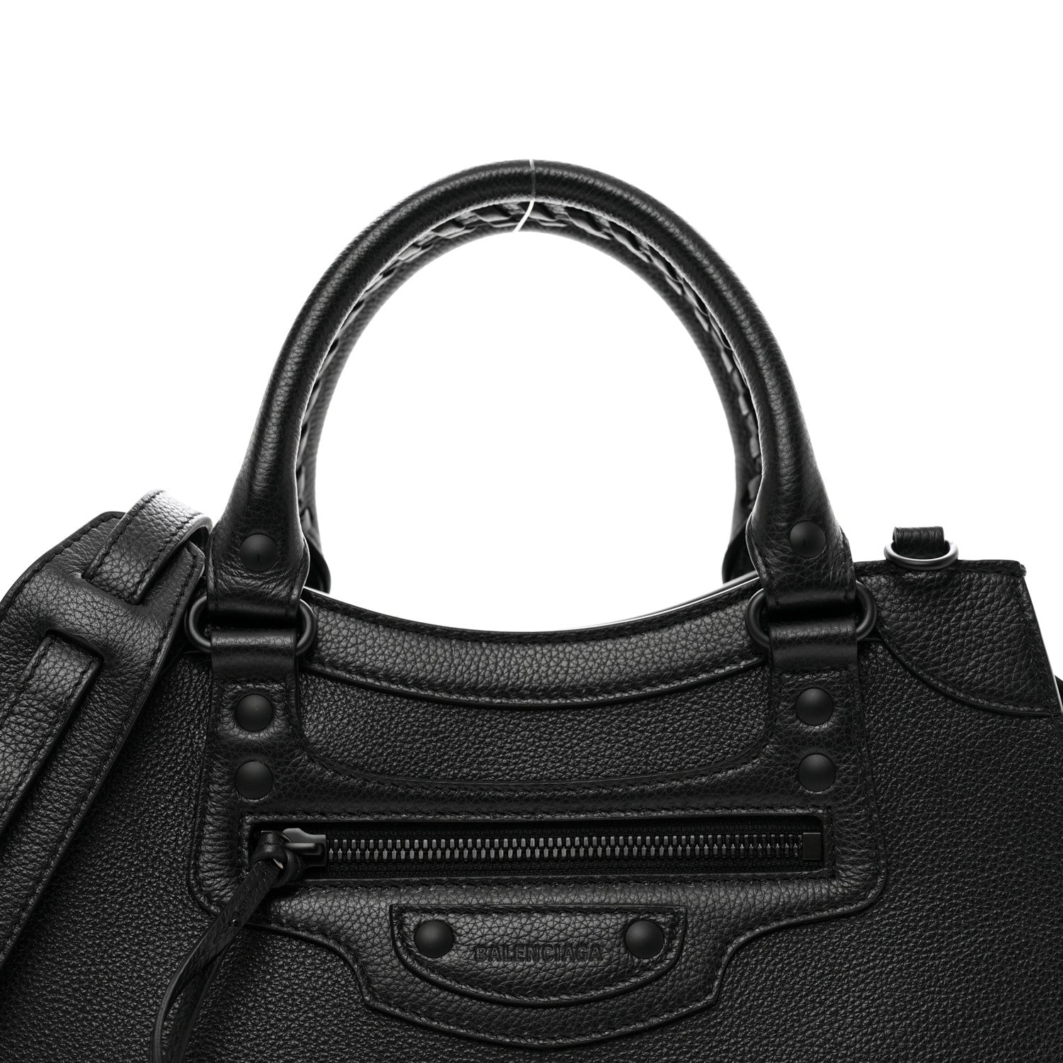Balenciaga Grained Calfskin Neo Classic Black Hardware S City Black 5 of 9