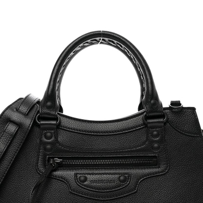 Balenciaga Grained Calfskin Neo Classic Black Hardware S City Black 5 of 9