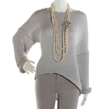 Chanel Pearl Crystal Triple Strand CC Necklace Gold 2 of 7