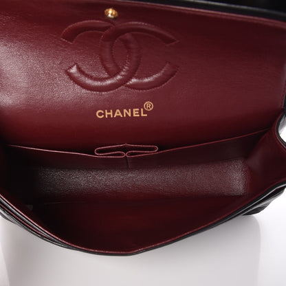 Chanel Lambskin Quilted Medium Double Flap Black 6 of 10